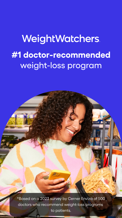 WeightWatchers app screenshot 1