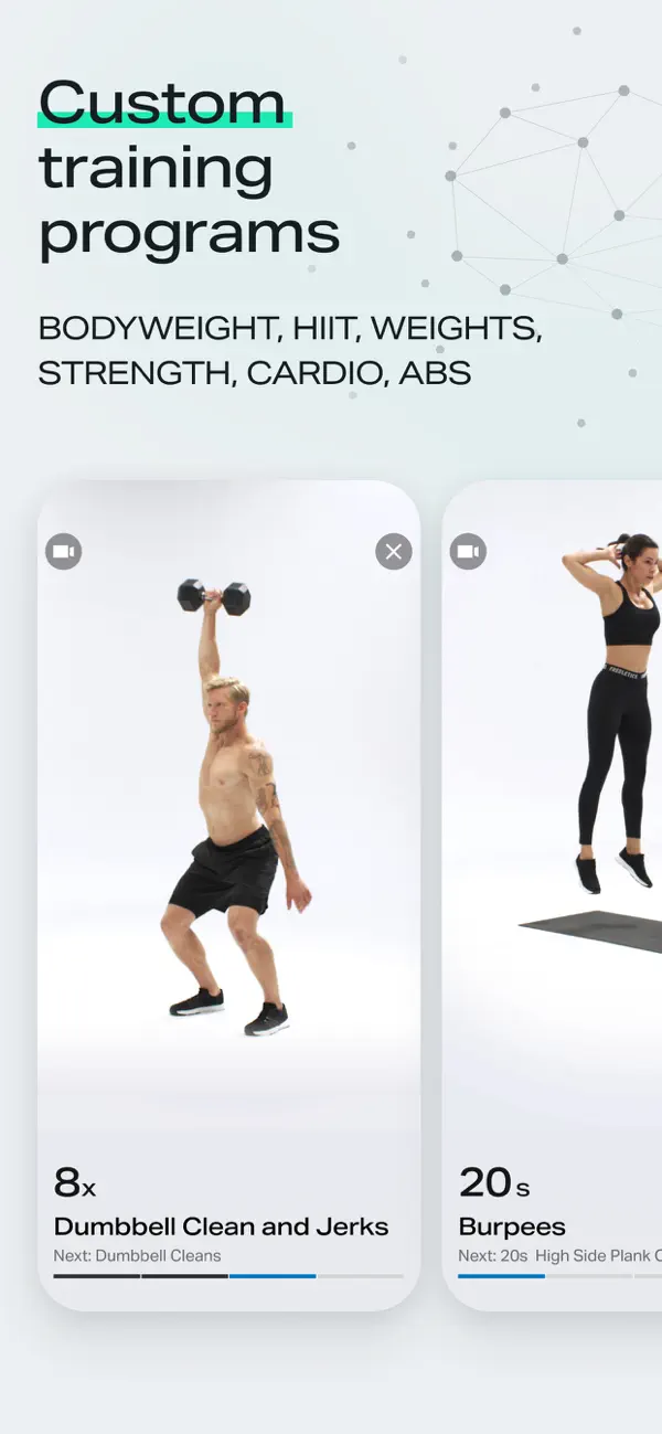 Freeletics app screenshot 2