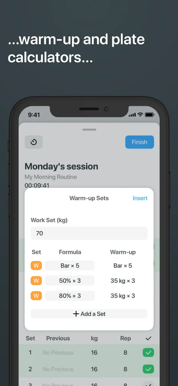 Strong Workout Tracker Gym Log app screenshot 3