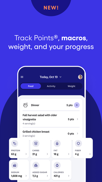 WeightWatchers app screenshot 3